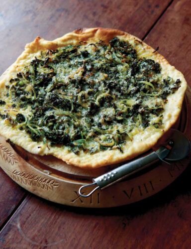 Onion and Kale Pizza Recipe